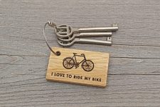 Schlüsselanhänger Fahrrad – I LOVE TO RIDE MY BIKE
