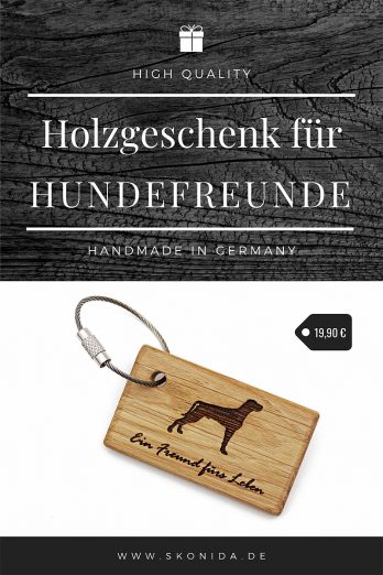 Skonida Geschenke aus Holz Holzgeschenk Geschenkbox nachhaltiges Geschenk umweltschonend Schlüsselanhänger Gravur Eiche