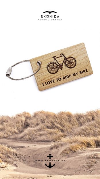 SKONIDA nordic design geburtstagsgeschenk geschenk geburtstag geschenkidee fahrrad schlüsselanhänger bike biker biken