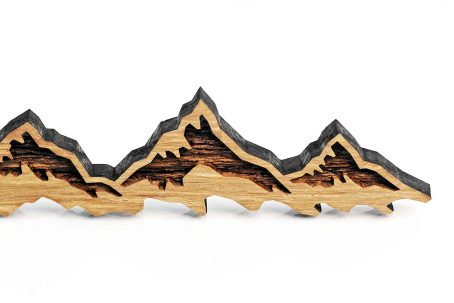 schlüsselanhänger berge berg geschenk geschenkidee alpen österreich-klettern kletterer accessoires gadget gimmick keychain mountain bergsteiger gipfelstürmer alpen style holz eiche
