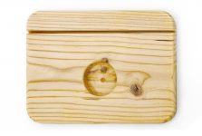 Weihnachts-Krippe aus Holz CASPAR – für Teelicht – schöne Geschenkidee – Holz-Deko zur Advents- und Weihnachtszeit